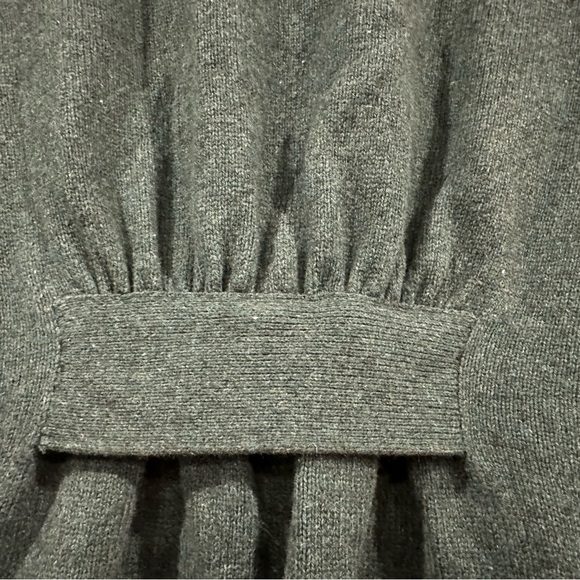 Title Nine Blue Green Cotton Wool Blend Full Zip Sweater Large L - Picture 5 of 6